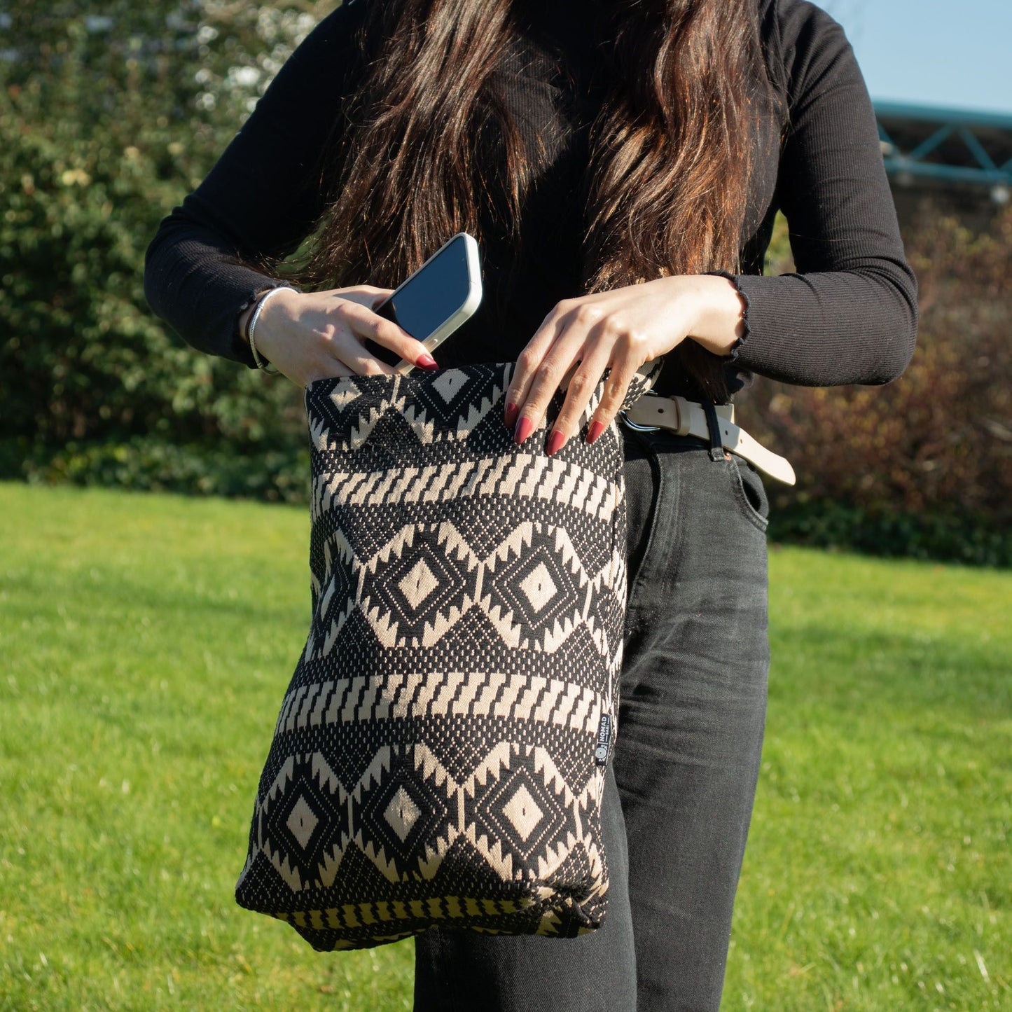 Jacquard Natural Bags - Desert Loom - Nomad Carryall