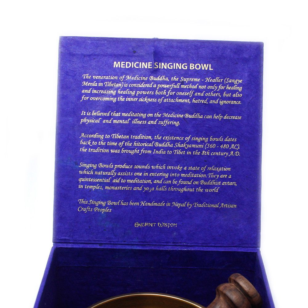 Gyógyító Buddha hangtál szett 10cm (min. 500g)