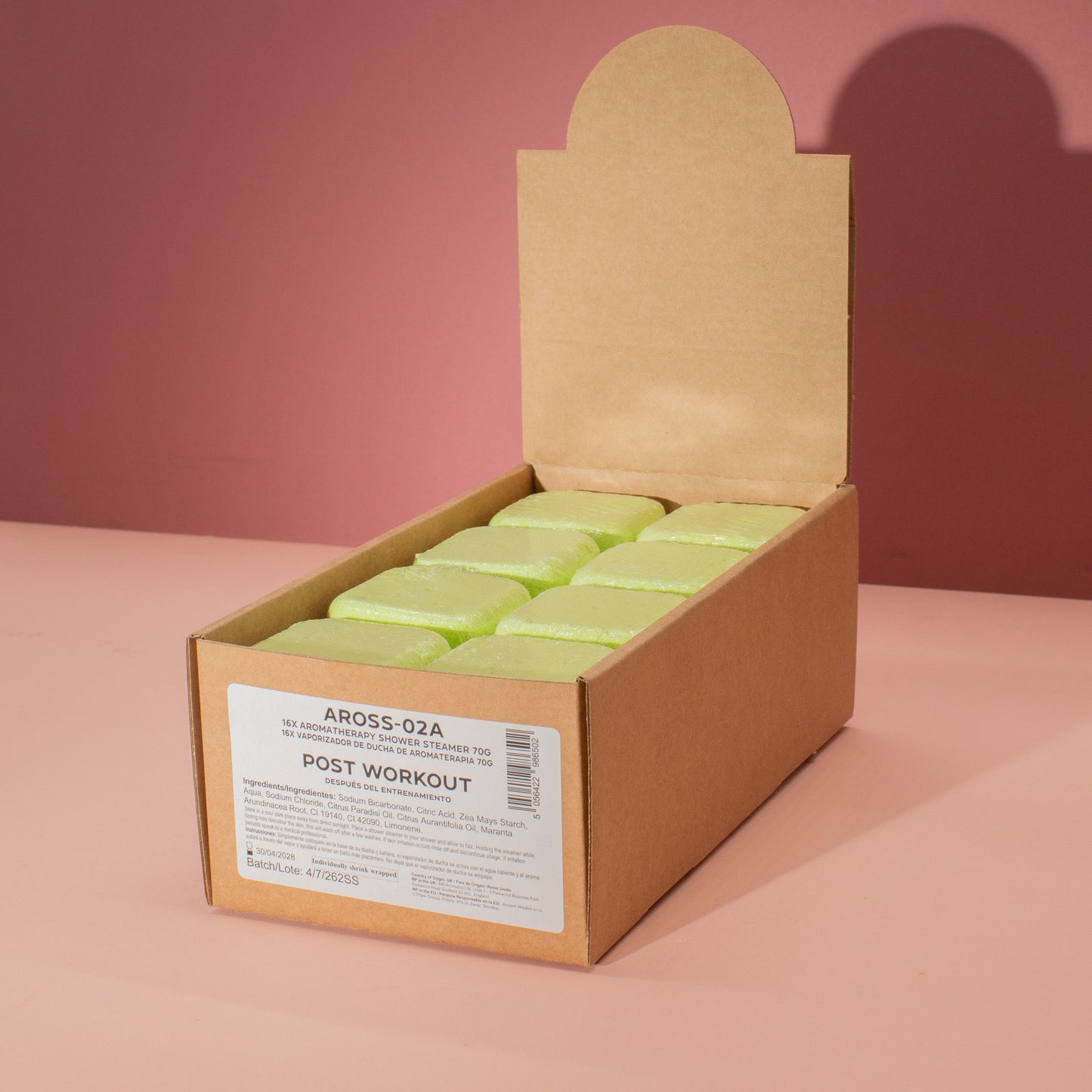 Aromaterápiás tusfürdő bomba 80g – Edzés után