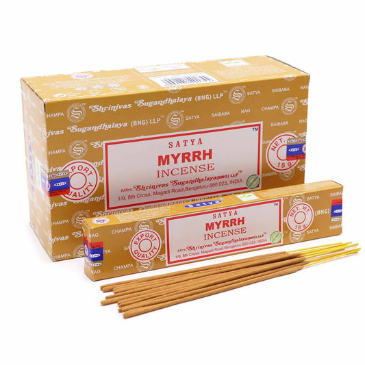 Satya füstölő pálcika 15g - Mirha