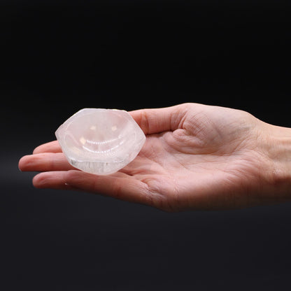 Szelenit hatszög tál – 6 cm
