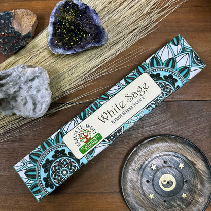 Namaste Mandala Masala füstölő – fehér zsálya