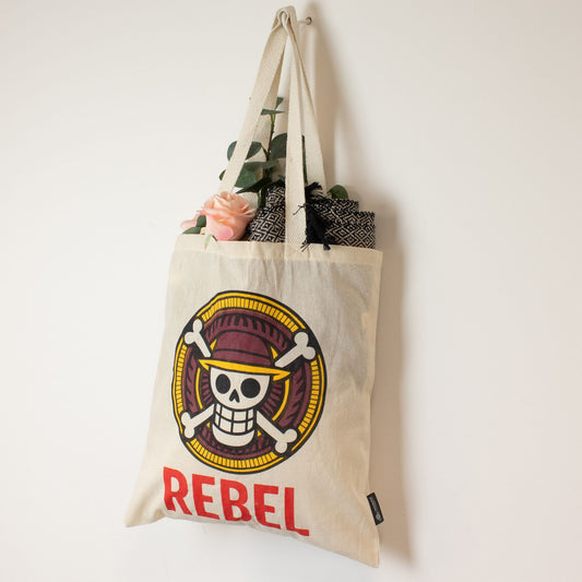Nomad Sari Iconic Basic Bevásárlótáska – REBEL – Natúr 4oz