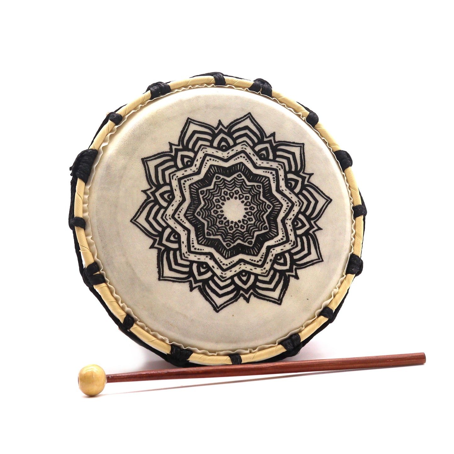 Mandala sámándob verőkkel - 20cm