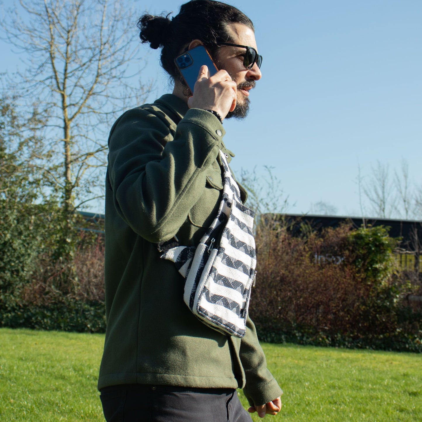 Jacquard natúr táskák – Atlas Nomad – Kereszttáska
