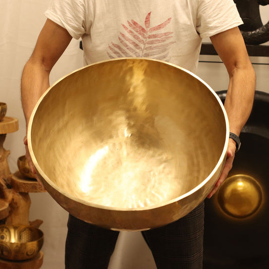 Natúr - Hatalmas vibrációs lábak, álló tál - 50x20cm - 10,7kg