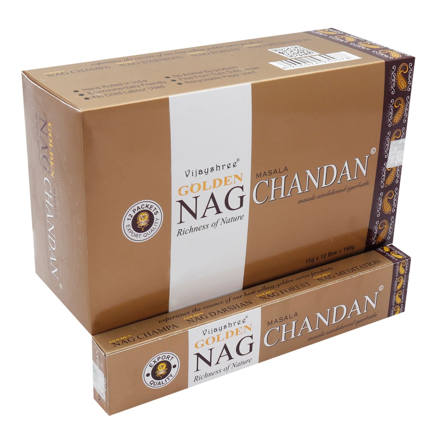 15g Golden Nag - Chandan füstölő