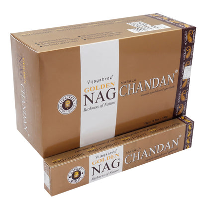 15g Golden Nag - Chandan füstölő
