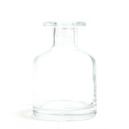 140 ml-es kerek, átlátszó Alchemist náddiffúzor üveg