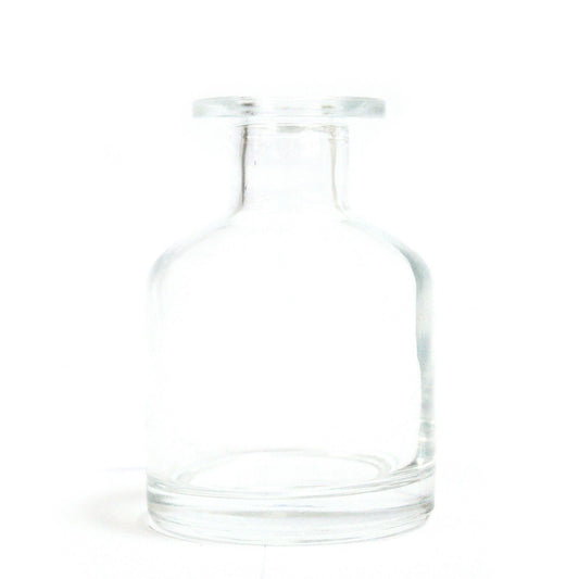 140 ml-es kerek, átlátszó Alchemist náddiffúzor üveg