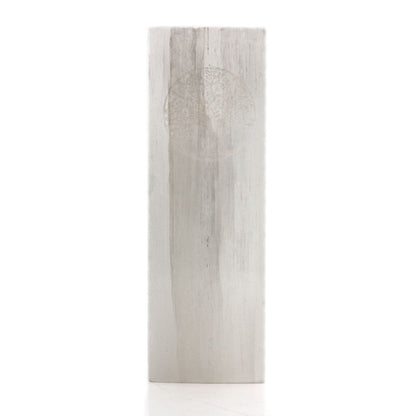 Szelenit tömb lámpa 25 cm - Életfa