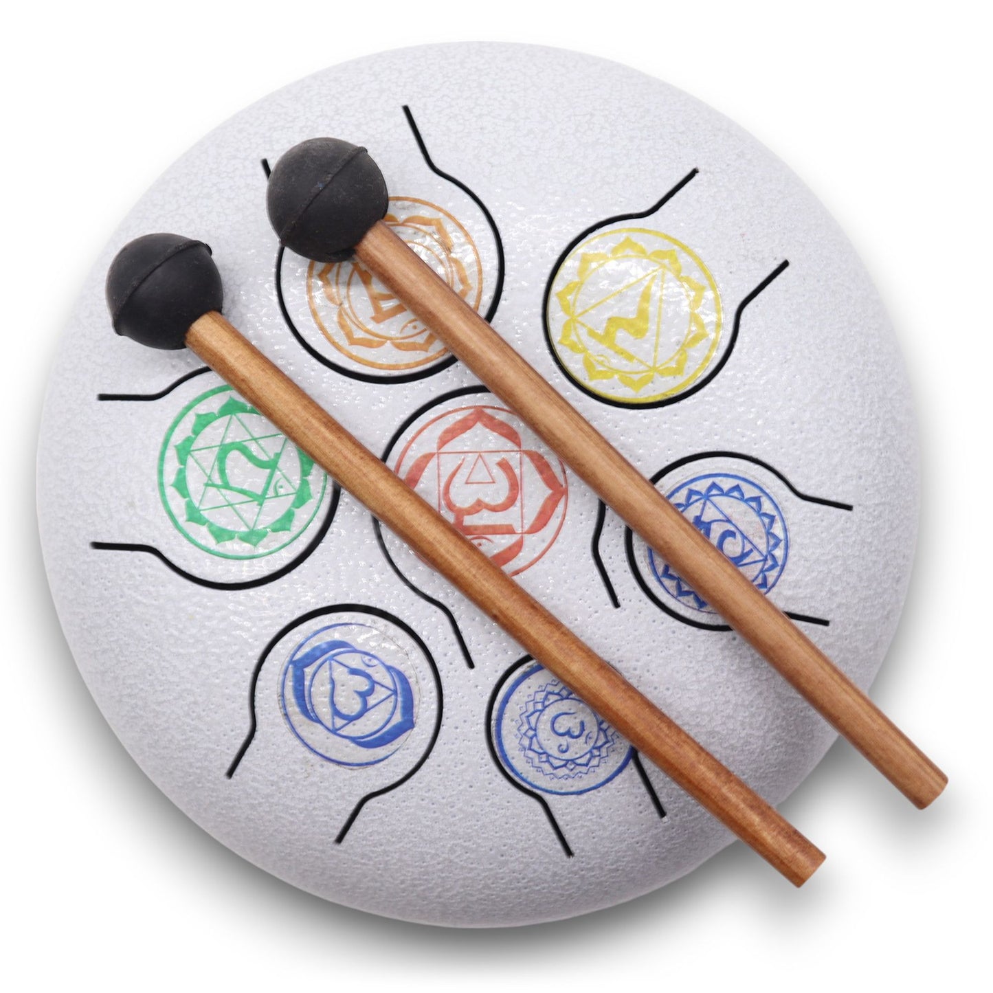 Med Steel Tongue Happy Drums 7 csakra – 17x13 cm