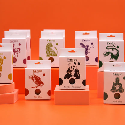 Könnycsepp Konjac Szivacs – Zöld tea – Védő