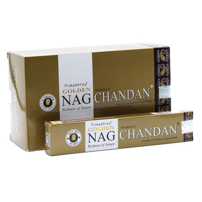 15g Golden Nag - Chandan füstölő
