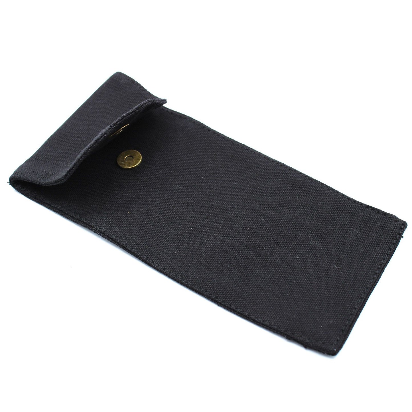 Pamut tasak drágakő arcrollerekhez 10oz - Fekete 9x19 cm