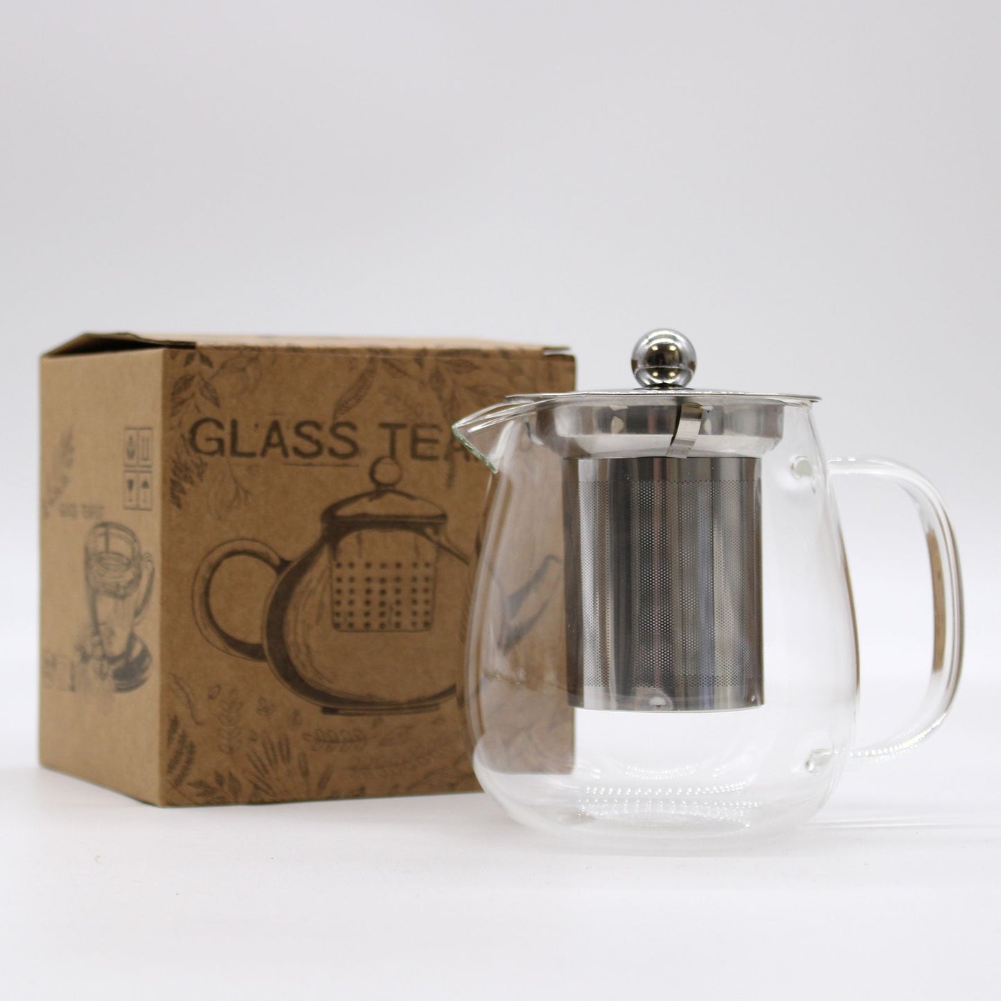 Üveg Teafőző kanna - Modern - 550ml