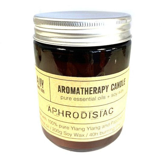 Aromaterápiás szójaviasz gyertya 200g - Afrodiziákum