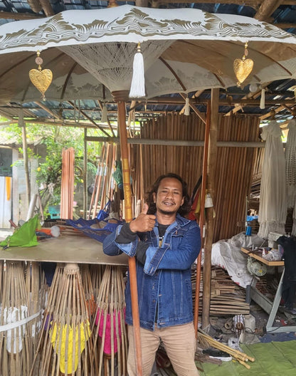 Bali Patio Napernyő - Vászon - Természetes dekor - 2m