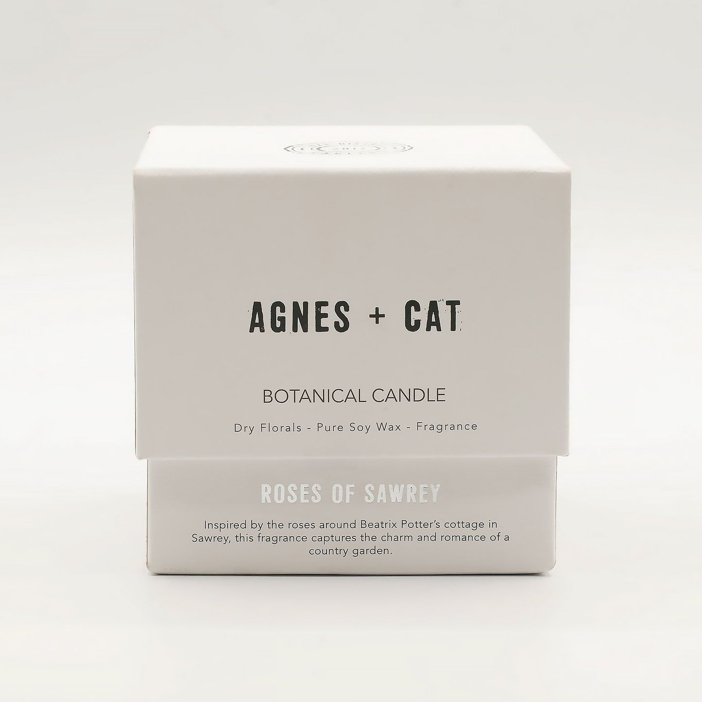 Agnes + Cat Botanikus Szójaviasz Gyertya - Sawrey rózsái