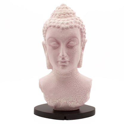 Buddha mellszobor lámpa Cseresznye repesztett – Ovális talp