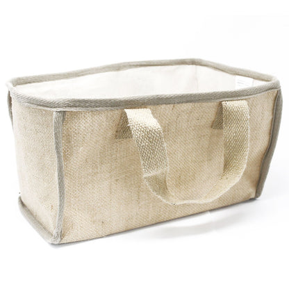 Nagyméretű bevásárlókosár - 33x18x20cm - natúr