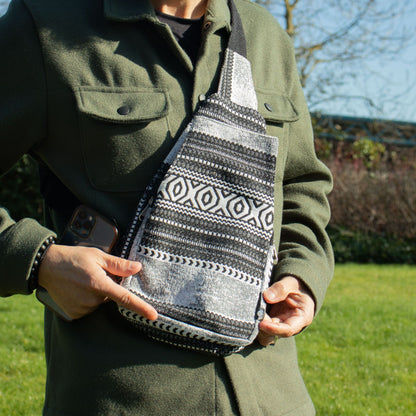 Jacquard természetes táskák – Urban Caravan – Cross Bag