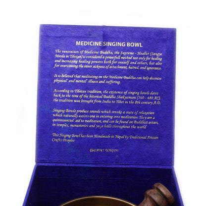 Gyógyító Buddha hangtál szett 10cm (min. 500g)
