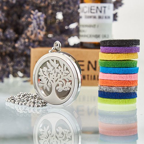 Aromaterápiás Ékszer Nyaklánc - Életfa 30mm