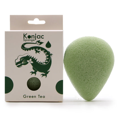 Könnycsepp Konjac Szivacs – Zöld tea – Védő