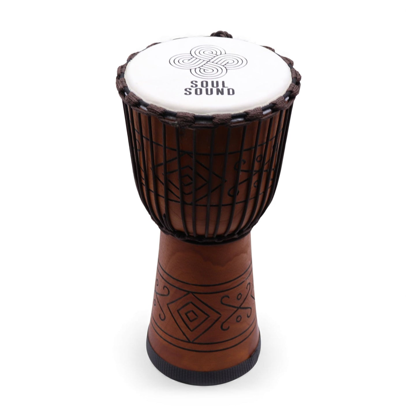 Nagy Pro Djembe Dob - Lélek Hang (mély) - 50 cm (22 cm átmérő)