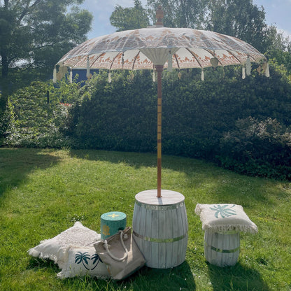 Bali Patio Napernyő - Vászon - Természetes dekor - 2m