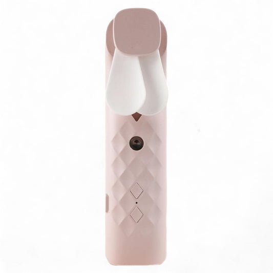 Rózsaszín Nano Mist arctisztító ventilátor és spray – USB-tölthető