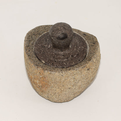 Természetes Folyami Kő Földelő Edény - Közepes (kb. 12x8cm)