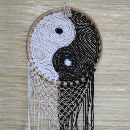 Bali álomfogók – Extra nagy Jing Jang Á: 50 cm