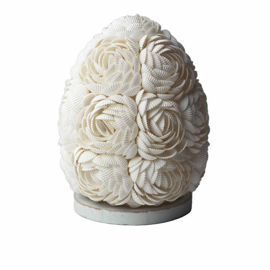 Bohém Kagylólámpa – Ovális Rózsaszín – 15cm