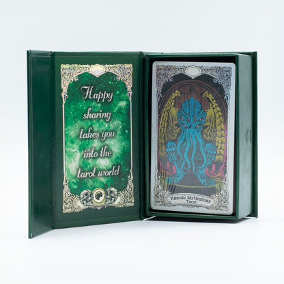 Fóliás Tarot Kártya Készlet - Cthulhu Mitológia - füzettel