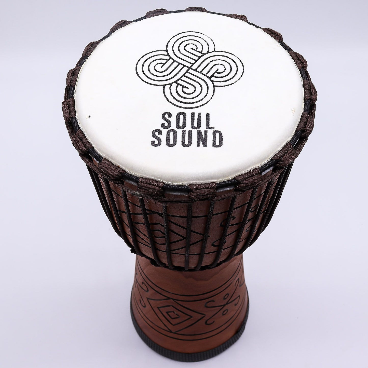 Nagy Pro Djembe Dob - Lélek Hang (mély) - 50 cm (22 cm átmérő)
