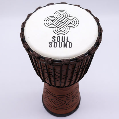 Nagy Pro Djembe Dob - Lélek Hang (mély) - 50 cm (22 cm átmérő)