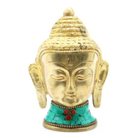Sárgaréz Buddha figura - kicsi - 5 cm