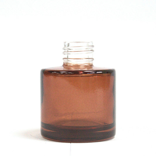 50 ml Kerek nádszálas diffúzor üveg - borostyán