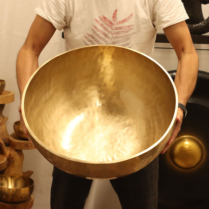 Natúr - Hatalmas vibrációs lábak, álló tál - 50x20cm - 10,7kg