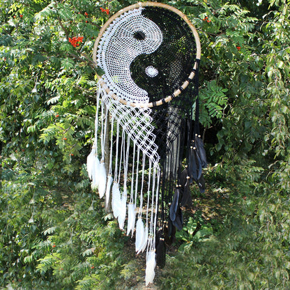 Bali álomfogók – Extra nagy Jing Jang Á: 50 cm