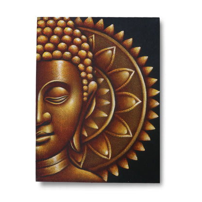 Arany Fél Buddha Mandala 60x80cm