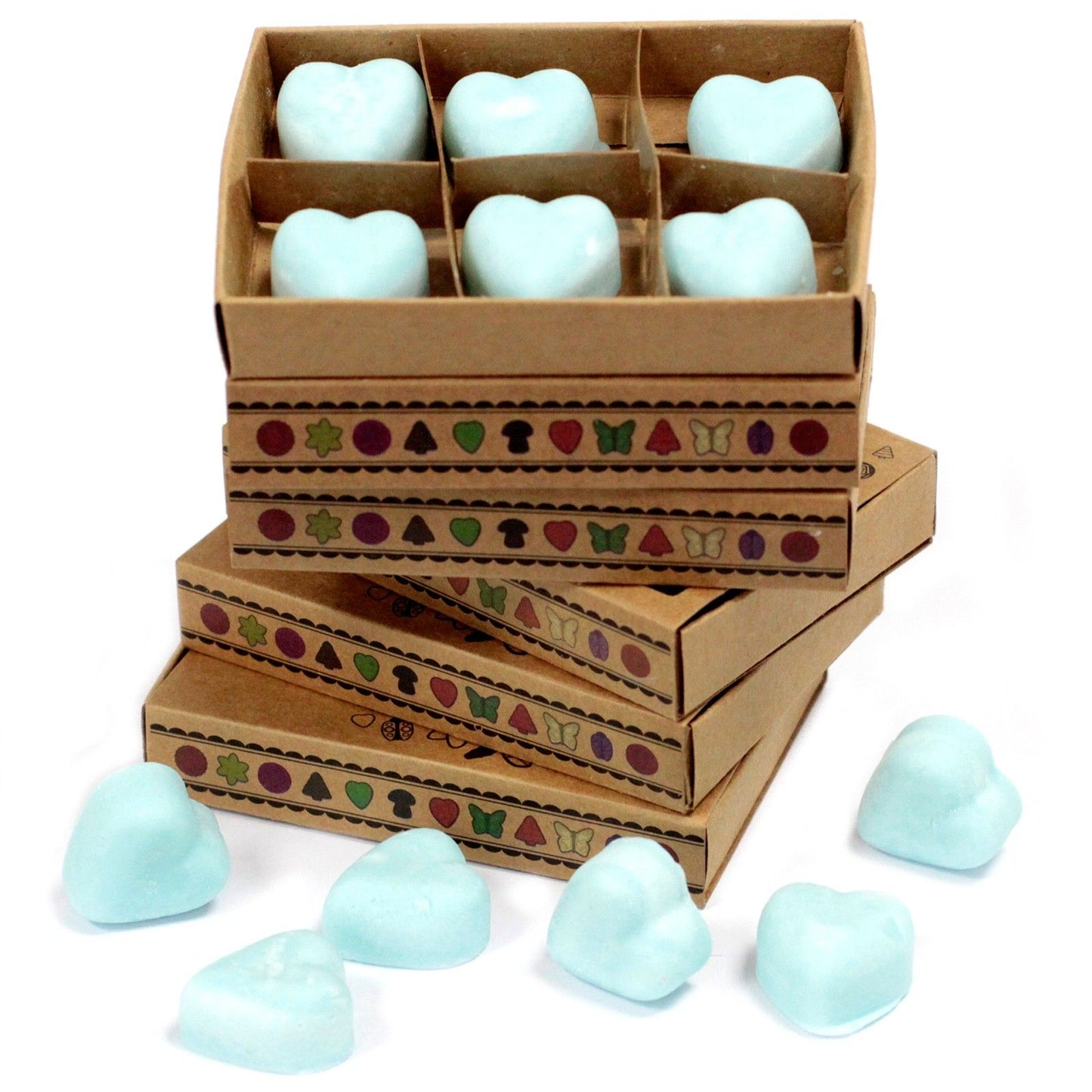 Ajándékgyertya 6 viaszolvasztóval - Nag Champa