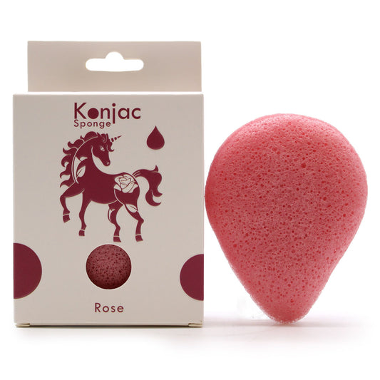 Könnycsepp Konjac Szivacs - Rózsa - Öregedésgátló