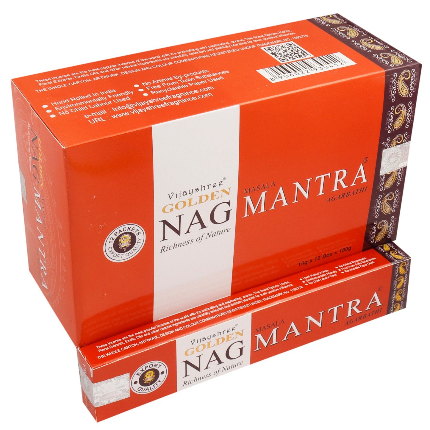 15g Golden Nag - Mantra füstölő