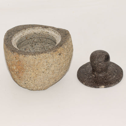 Természetes Folyami Kő Földelő Edény - Közepes (kb. 12x8cm)