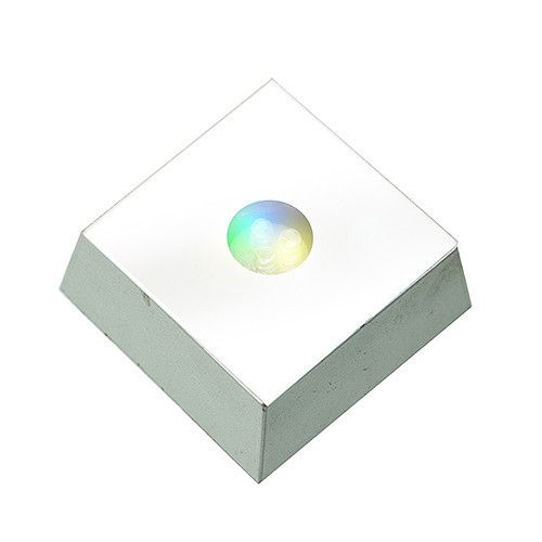Négyzet alakú LED fényláda kristályokhoz