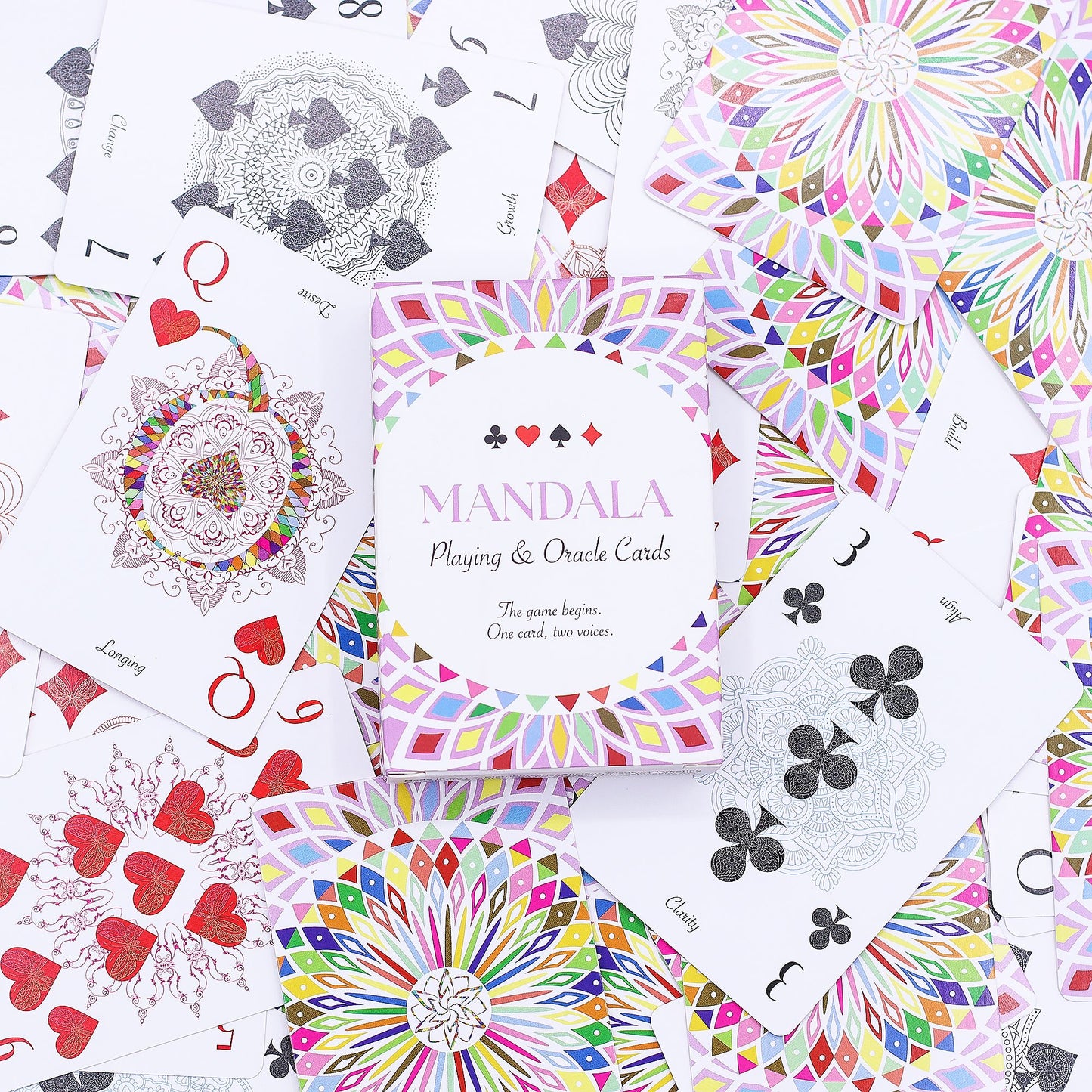 Mandala játék- és orákulumkártyák – Kaleidoszkóp szimmetria