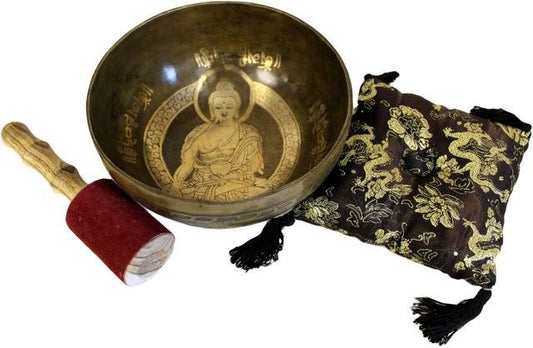 Arany Sárgaréz Buddha – Speciális „S” Tál Készlet